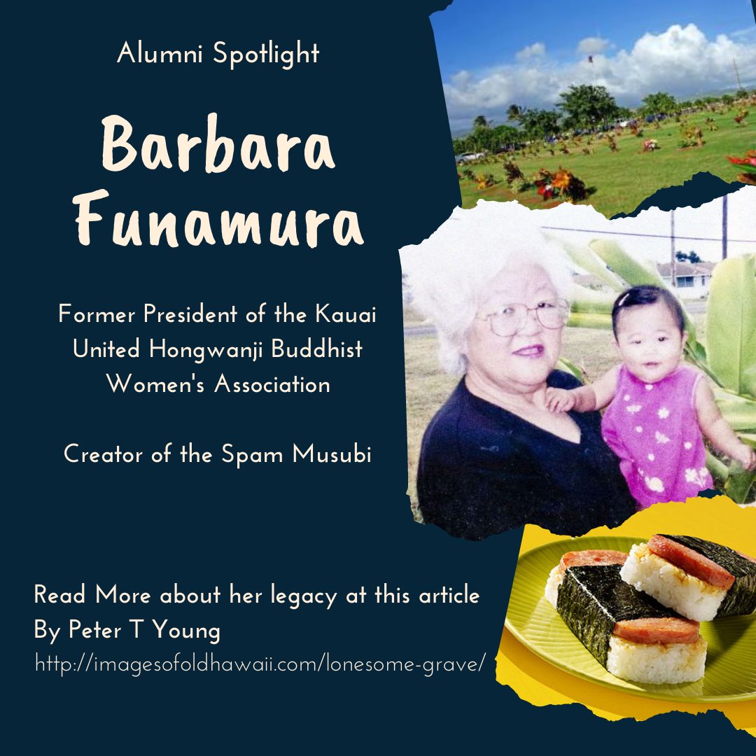 Barbara Funamura: Former President of the Kauai United Hongwanji Buddhist Women's Association